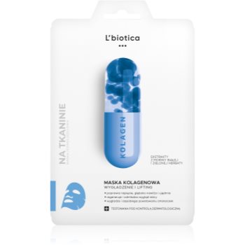 L’biotica Masks Collagen Platinium тканинна маска з колагеном 23 мл