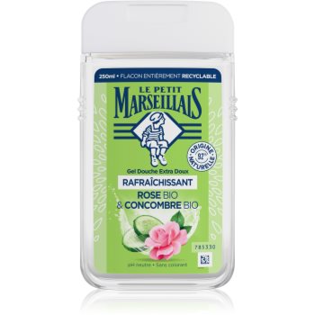 Le Petit Marseillais Bio Rose & Bio Cucumber gel de duș mătăsos