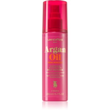 Lee stafford argan oil from morocco spray cu protecție termică, pentru aranjarea cu placa și cu ondulatorul