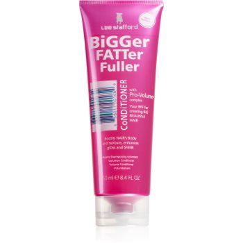 Lee stafford bigger fatter fuller conditioner pentru volum pentru par fin