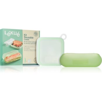 Lékué Kit Reusable Cases (Green)