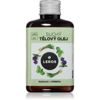 Leros Dry body oil basil & verbena ulei uscat