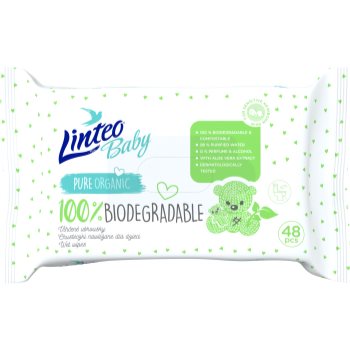 Linteo Baby Baby 100% Biodegradable servetele delicate pentru copii