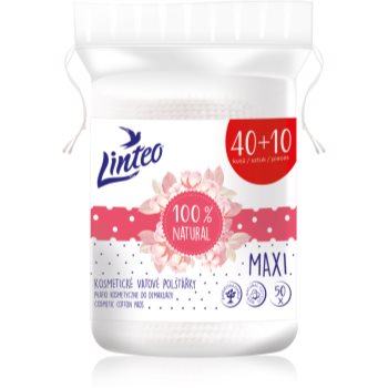 Linteo Natural Cotton Pads dischete demachiante