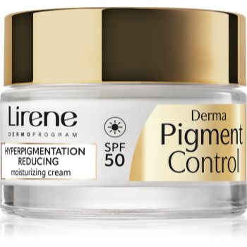 Lirene Derma Pigment Control Cream SPF 50 Cremă hidratantă radiance împotriva petelor pigmentare SPF 50