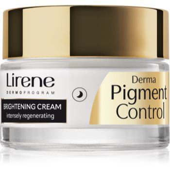 Lirene Derma Pigment Control Brightening Night Cream crema radianta de noapte pentru piele cu hiperpigmentare