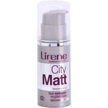 Lirene City Matt Make-up lichid matifiant cu efect de netezire Lirene