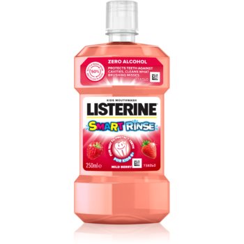 Listerine Smart Rinse Mild Berry apa de gura pentru copii Listerine Apa de gura