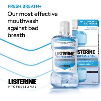  Apa de gura, Listerine Professional Fresh Breath+ apă de gură pentru o respirație proaspătă - Sellmag.ro