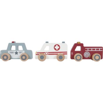 Little dutch emergency vehicles mașinuță din lemn