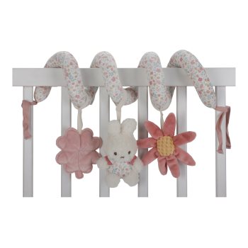 Little Dutch Miffy Fluffy Lucky Blossom Activity Spiral jucărie suspendabilă contrastantă