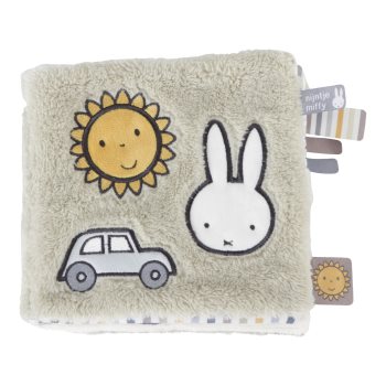 Little Dutch Activity Book Miffy Fluffy Green carte educativă contrastantă