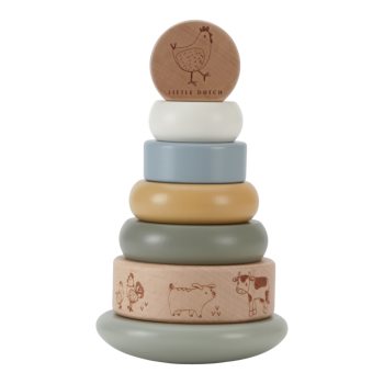 Little Dutch Little Farm Rocking Ring Stacker inele inserabile