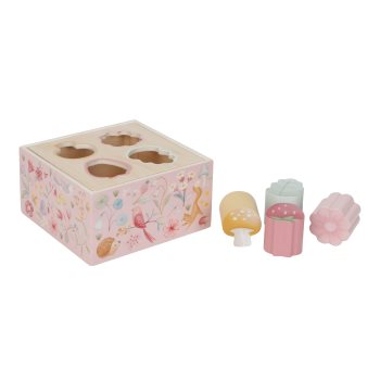 Little Dutch Fairy Garden Shape Sorter jucărie interactivă cu piese care se pot insera