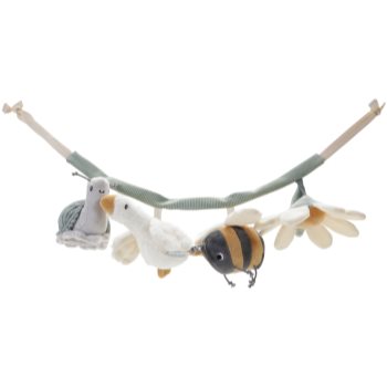 Little dutch stroller toy chain little goose jucărie suspendabilă contrastantă