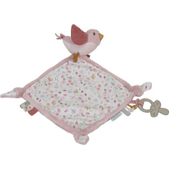 Little dutch cuddle cloth flowers & butterflies pătură mini cu animal de pluș
