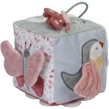 Little dutch soft activity cube flowers & butterflies cuburi de jucărie moi și senzoriale