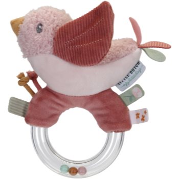 Little dutch rattle flowers & butterflies jucărie zornăitoare pentru dentiție