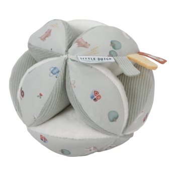Little Dutch Little Farm Gripping Ball minge din material textil