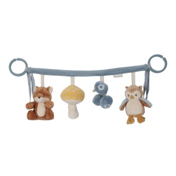 Little Dutch Forest Friends Car Seat Toy jucărie suspendabilă contrastantă