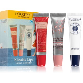 L’occitane kissable lips set cadou (de buze)
