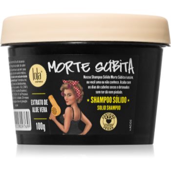 Lola Cosmetics Morte Súbita Shampoo Sólido sampon pentru curatare cu efect exfoliant