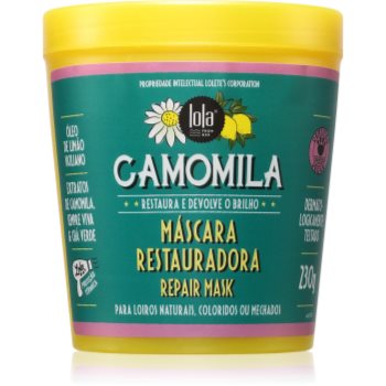 Lola Cosmetics Camomila masca pentru regenerare cu musetel