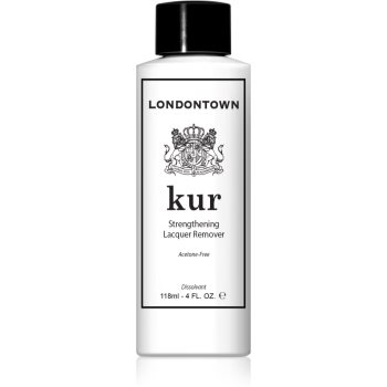 LONDONTOWN Kur Strengthening Lacquer Remover dizolvant pentru oja