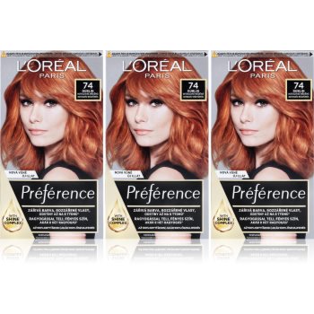 L’Oréal Paris Préférence culoare par ambalaj economic culoare 7.4 Mango Copper