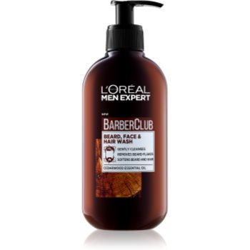 L’Oréal Paris Men Expert Barber Club gel de curățat pentru față, barbă și păr