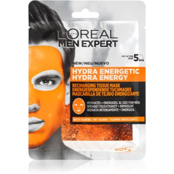 L’Oréal Paris Men Expert Hydra Energetic mască textilă hidratantă pentru barbati