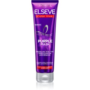 L’Oréal Paris Elseve Color-Vive Purple masca hranitoare pentru parul blond cu suvite