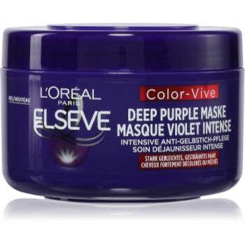 L’Oréal Paris Elseve Color-Vive Purple masca intensiva neutralizeaza tonurile de galben