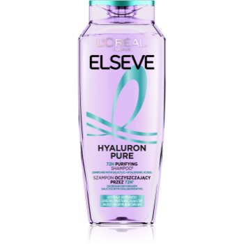 L’Oréal Paris Elseve Hyaluron Pure зволожуючий шампунь шампунь для жирної шкіри голови й сухих кінчиків 250 мл