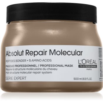 L’Oréal Professionnel Serie Expert Absolut Repair Molecular зміцнююча маска для волосся глибокої дії 500 мл