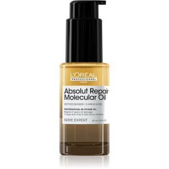 L’Oréal Professionnel Serie Expert Absolut Repair Molecular Ulei nutritiv pentru păr pentru par deteriorat