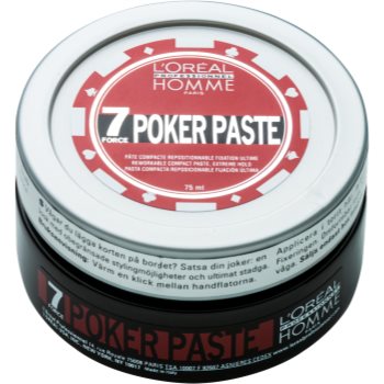 L’Oréal Professionnel Homme 7 Poker pasta pentru modelat fixare foarte puternica L'oreal Professionnel