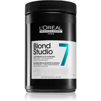 L’Oréal Professionnel Blond Studio Lightening Clay Powder pudra decoloranta fără amoniac L'oreal Professionnel