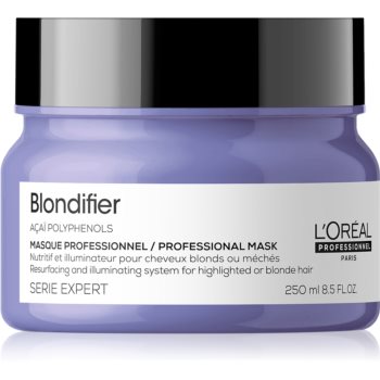 L’Oréal Professionnel Serie Expert Blondifier Mască regeneratoare și pentru reînnoire pentru parul blond cu suvite accesorii imagine noua