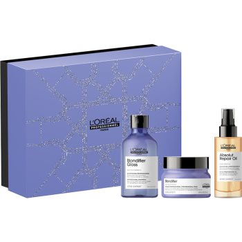 L’Oréal Professionnel Serie Expert Blondifier set cadou (pentru păr în nuanțe reci de blond, decolorat sau șuvițat) L’Oréal Professionnel