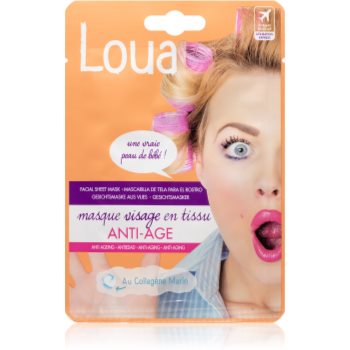 Loua Anti-Aging Face Mask mască textilă cu efect antirid Loua