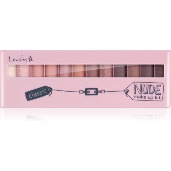 Lovely Nude Make Up Kit Classic paletă cu farduri de ochi Lovely
