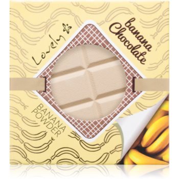 Lovely Banana Chocolate pudra compacta pentru uniformizarea nuantei tenului