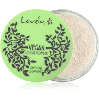 Lovely Vegan Loose Powder pudra transparent Lovely