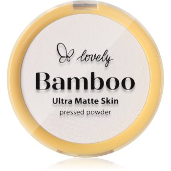 Lovely Bamboo Pressed Powder матуюча пудра відтінок Transparent 1 кс