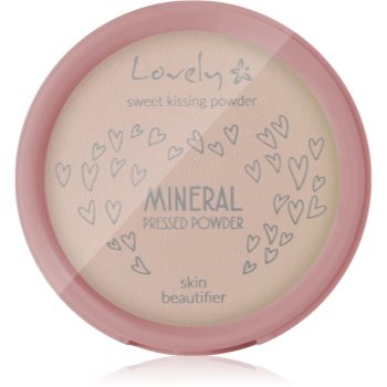 Lovely Mineral Pressed Powder pudră matifiantă coaptă