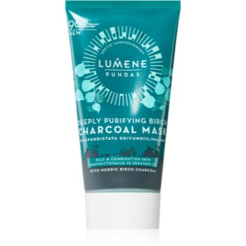 Lumene puhdas deeply purifying mască activă și detoxifiantă cu carbon activ pentru ten gras și mixt
