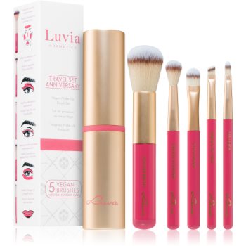 Luvia Cosmetics Prime Vegan Anniversary set de pensule cu husă calatorii