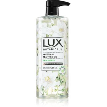Lux Freesia & Tea Tree Oil gel de duș cu pompa Lux