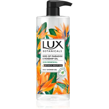 Lux Bird of Paradise & Roseship Oil gel de duș cu pompa Lux